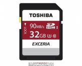 THẺ NHỚ TOSHIBA EXCERIA SDHC 32GB 90MB/S U3